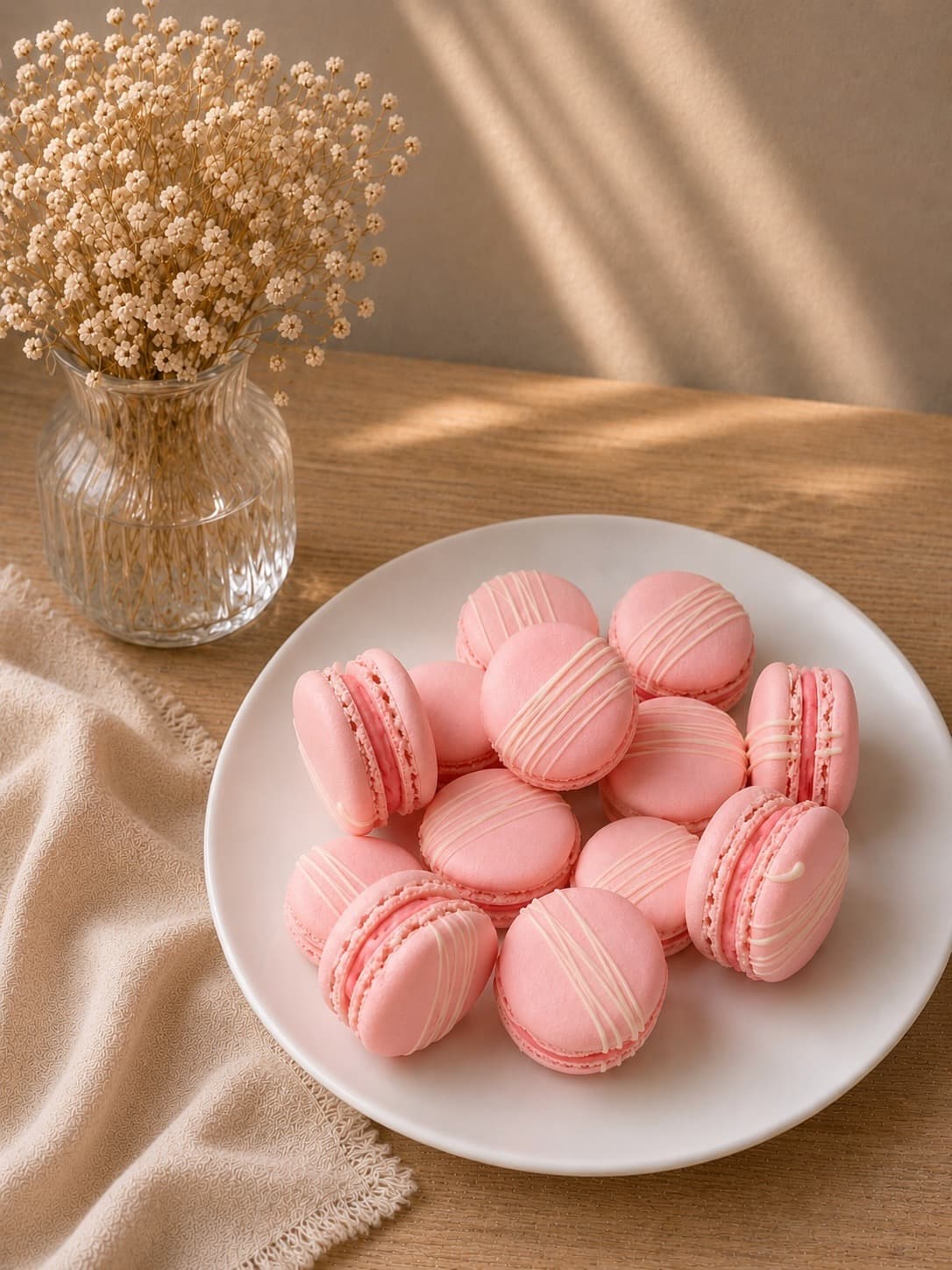 Hand crafted macarons